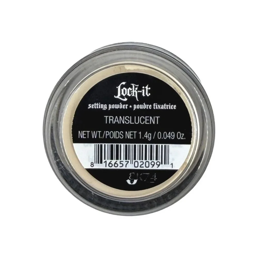 Kat Von D Mini Lock-It Setting Face Powder 0.049 oz / 1.4g Translucent Makeup